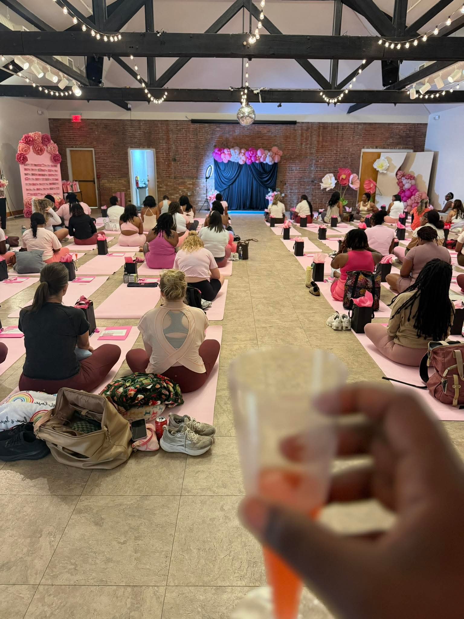 Guests seated together during the annual Aire and Ease experience